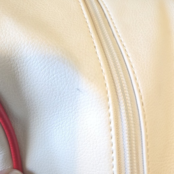 Betsey Johnson Baseball Themed Backpack With Glove Keychain GUC - Picture 6 of 6